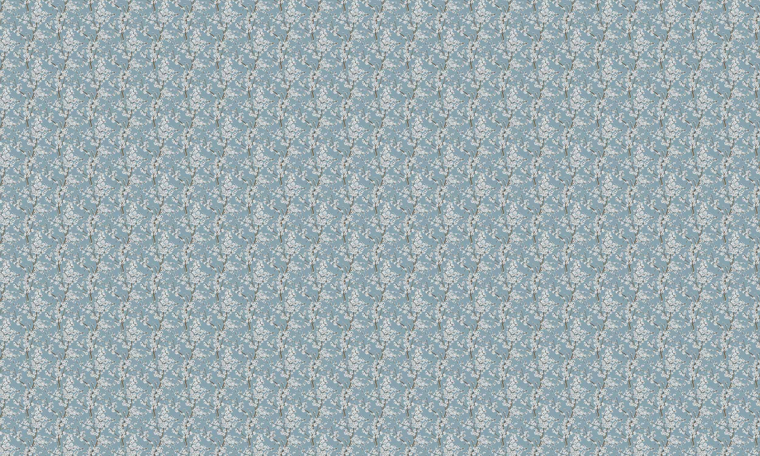 Cherry Blossom, Turquoise, Coordonne 5mp / rola 3